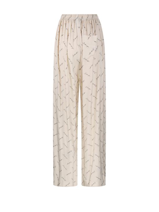 25SS 발렌시아가 스트레이트 팬츠 814016 TRLB1 9711 LIGHT BEIGE BLACK - BALENCIAGA