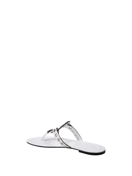 25SS 토리버치 뮬/슬리퍼 167311 100 CLOUD SILVER - TORY BURCH