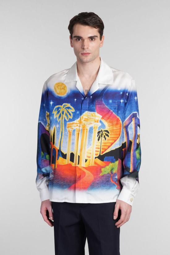 25SS 카사블랑카 긴팔 셔츠 412452 U MPS25 SH 006 MULTICOLOR