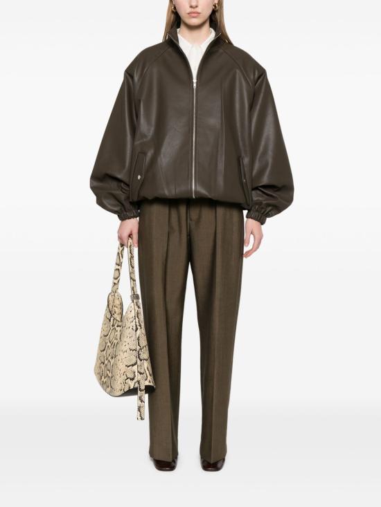 25SS 피비 파일로 스트레이트 팬츠 BP37WO2252 802TO Brown - PHOEBE PHILO