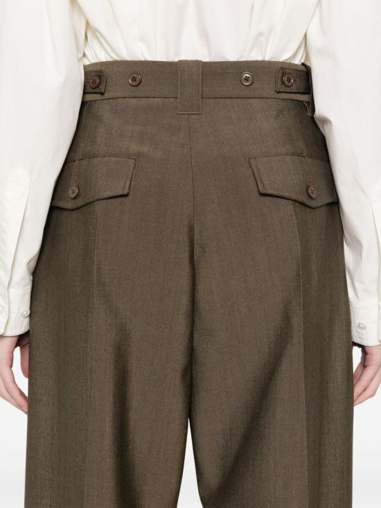 25SS 피비 파일로 스트레이트 팬츠 BP37WO2252 802TO Brown - PHOEBE PHILO