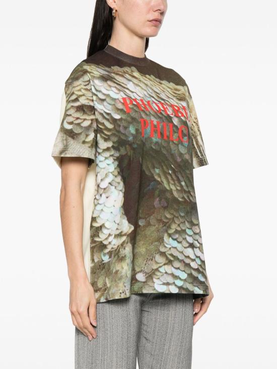 25SS PHOEBE PHILO 반팔 티셔츠 AT55CO2448 028SQ MultiColour - OTHER BRANDS