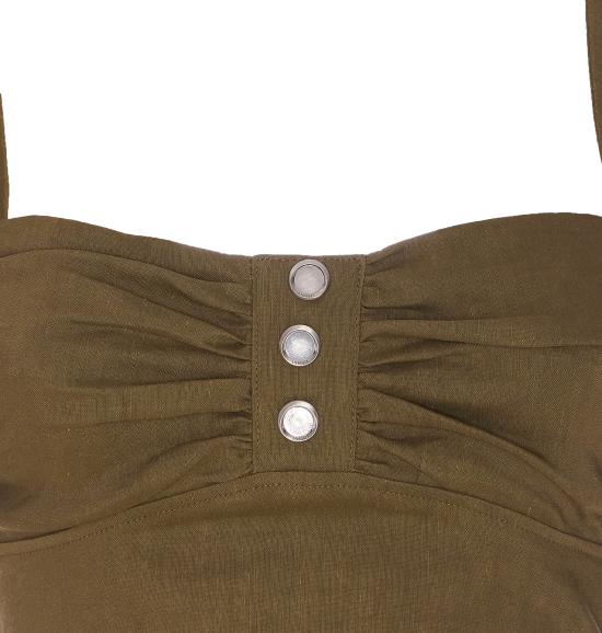 25SS 핑코 민소매 티셔츠 104885 A0IMX26 Green - PINKO