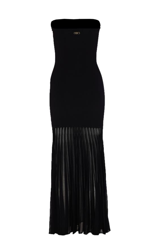 25SS 마이클 코어스 롱 원피스 MS582X0BFD 001 Black - MICHAEL KORS