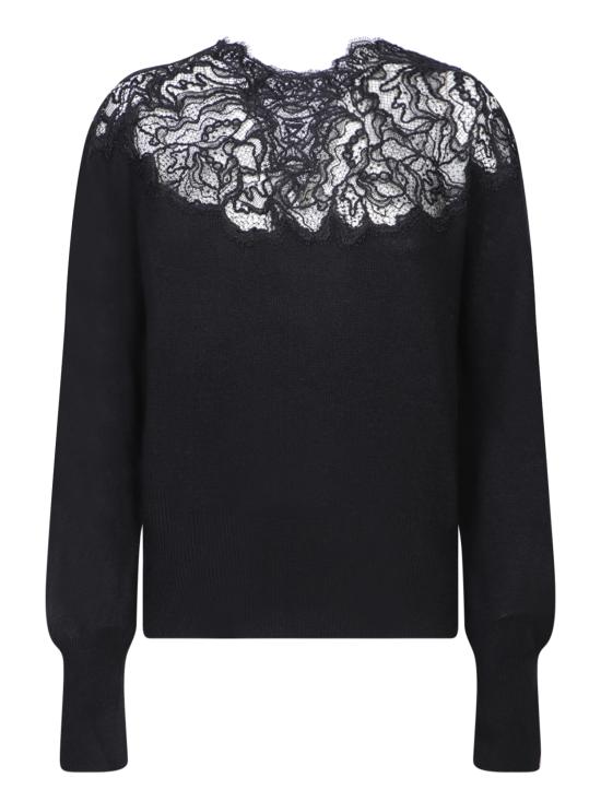 25FW 에르마노 설비노 스웨터 D455M319AP PYU 95708 Black