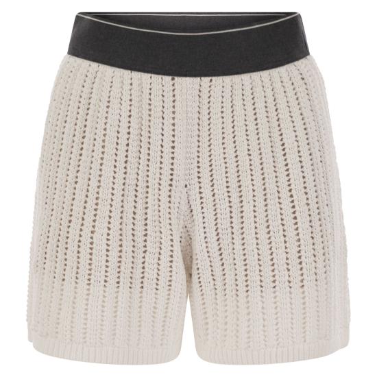 25SS 브루넬로 쿠치넬리 숏팬츠 MSB582089 WHITE