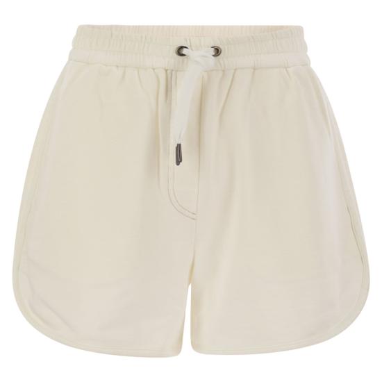 25SS 브루넬로 쿠치넬리 숏팬츠 MD869VE589 WHITE