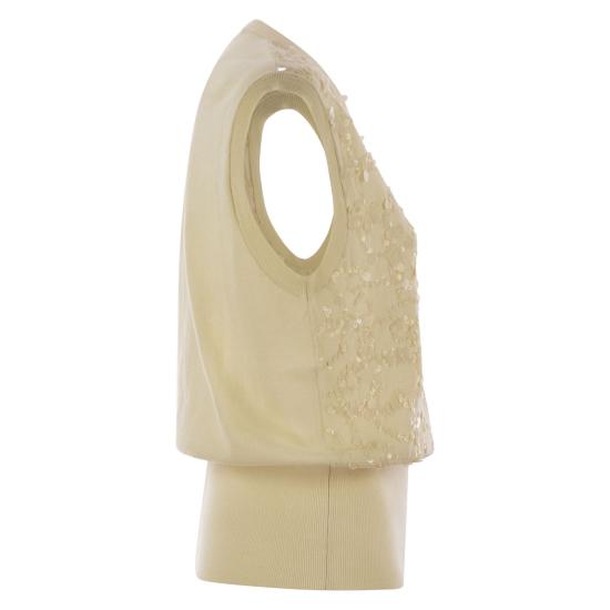 25SS 파비아나 필리피 베스트 MAD265F053 VANILLA - FABIANA FILIPPI