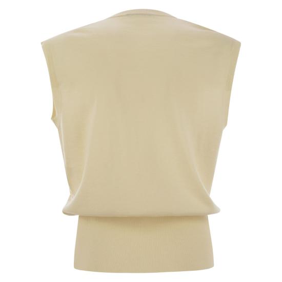 25SS 파비아나 필리피 베스트 MAD265F053 VANILLA - FABIANA FILIPPI