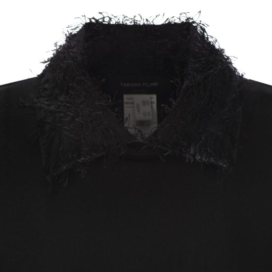 25SS 파비아나 필리피 폴로 티셔츠 MAD265F011 BLACK - FABIANA FILIPPI