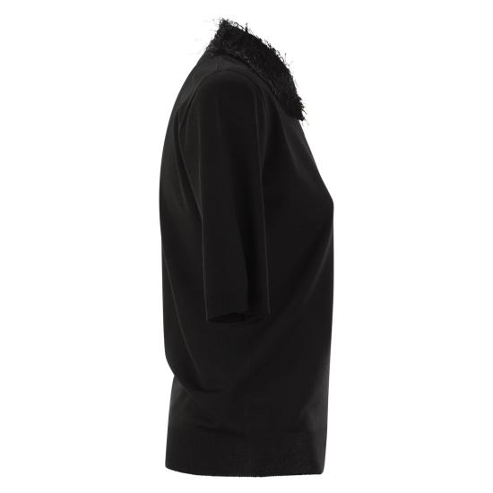 25SS 파비아나 필리피 폴로 티셔츠 MAD265F011 BLACK - FABIANA FILIPPI