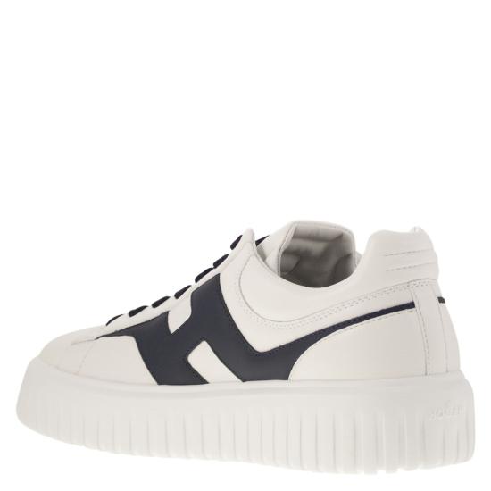 26SS 호간 스니커즈 HXM6450FE91QZB WHITE BLUE - HOGAN