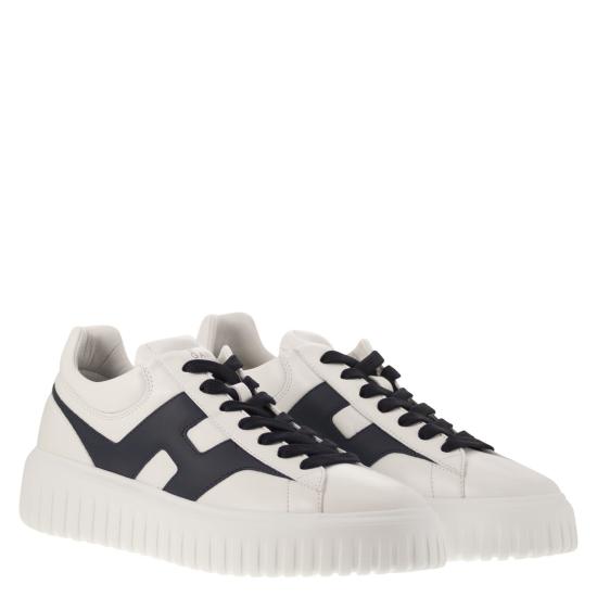 26SS 호간 스니커즈 HXM6450FE91QZB WHITE BLUE - HOGAN