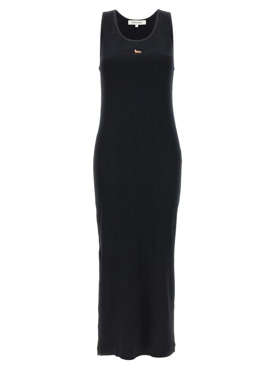 25FW 메종키츠네 롱 원피스 MW01602KJ0125P199 Black