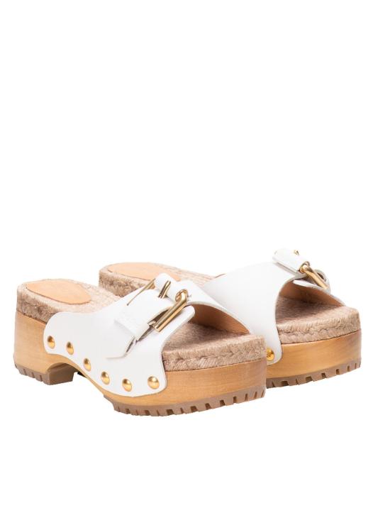  씨바이클로에 뮬/슬리퍼 SB40020A139 White - SEE BY CHLOE'