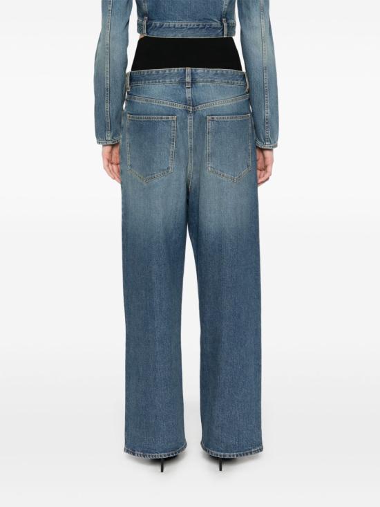 25SS 알라이아 데님 팬츠 AA9P0155T5364 525 Denim - ALAIA