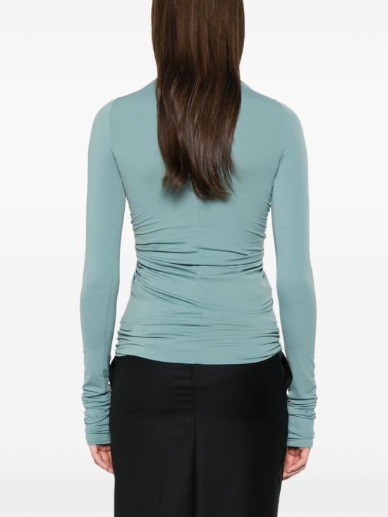 25SS 릭 오웬스 반팔 티셔츠 RP01E7222 JN66 Clear Blue - RICK OWENS