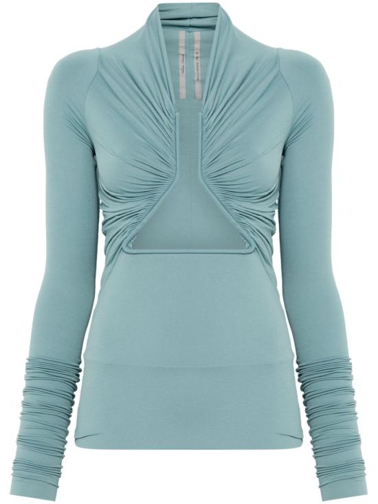 25SS 릭 오웬스 반팔 티셔츠 RP01E7222 JN66 Clear Blue