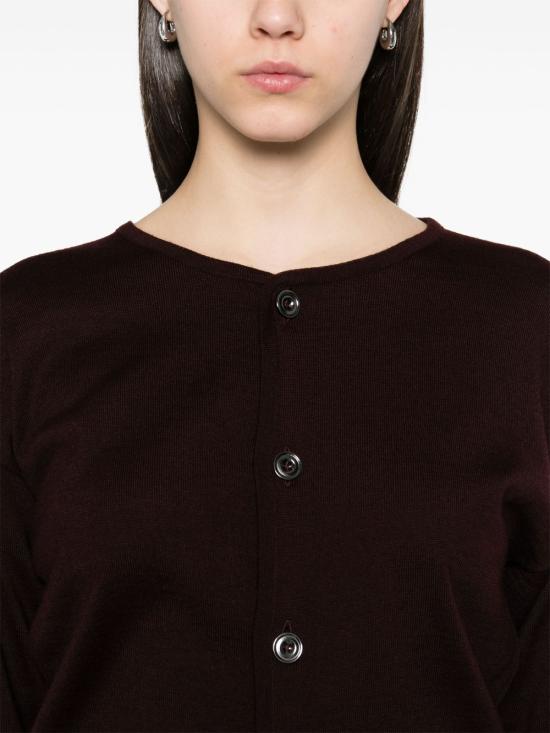 25SS 르메르 가디건 TO1322 LK087PU870 Purple - LEMAIRE