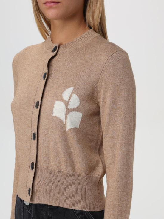 26SS 이자벨마랑에뚜왈 뉴턴 코튼 가디건 CA0040FAA1X05E 50CM Beige - ISABEL MARANT ETOILE