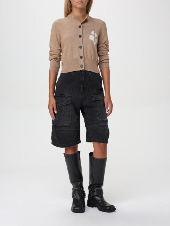 26SS 이자벨마랑에뚜왈 뉴턴 코튼 가디건 CA0040FAA1X05E 50CM Beige - ISABEL MARANT ETOILE