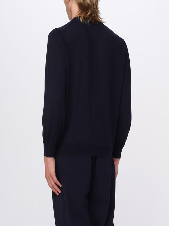 26SS 브루넬로 쿠치넬리 스웨터 M2400100 CW425 Navy - BRUNELLO CUCINELLI