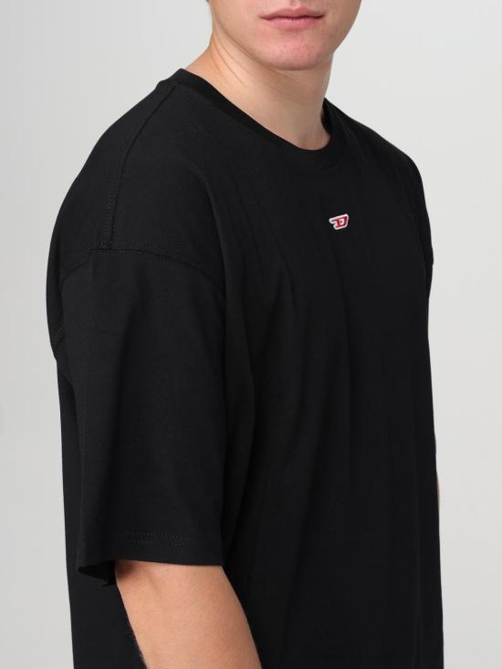 25FW 디젤 반팔 티셔츠 A149290GRAI 9XX Black - DIESEL