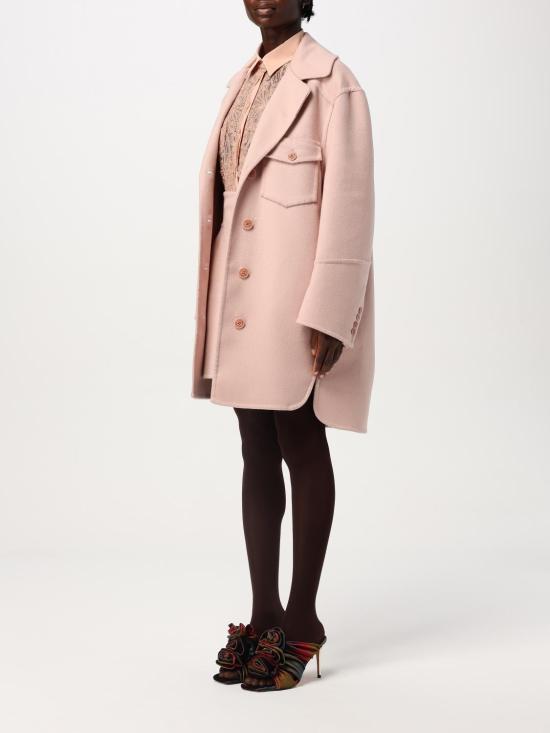  에르마노 설비노 코트 D456D725GVJ 41307 Pink - ERMANNO SCERVINO