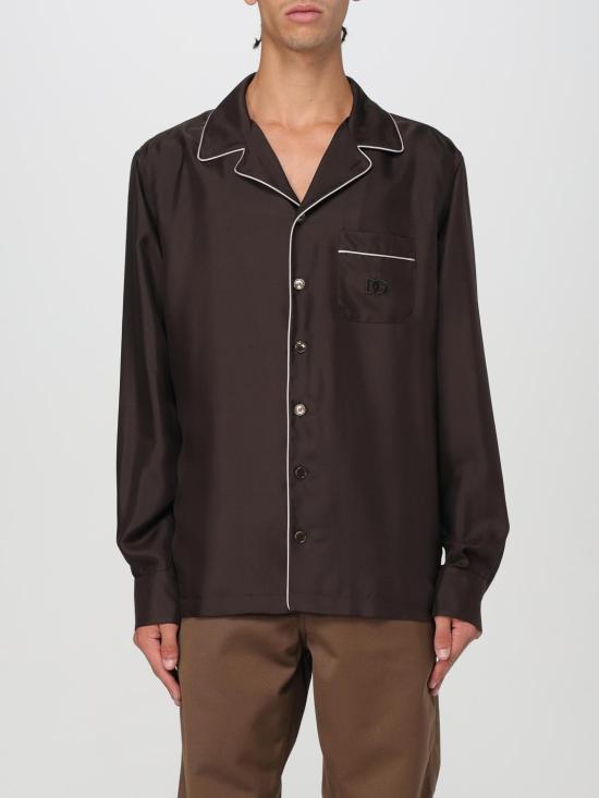 25FW 돌체앤가바나 긴팔 셔츠 G5IF1ZFU1S4 M0674 Brown