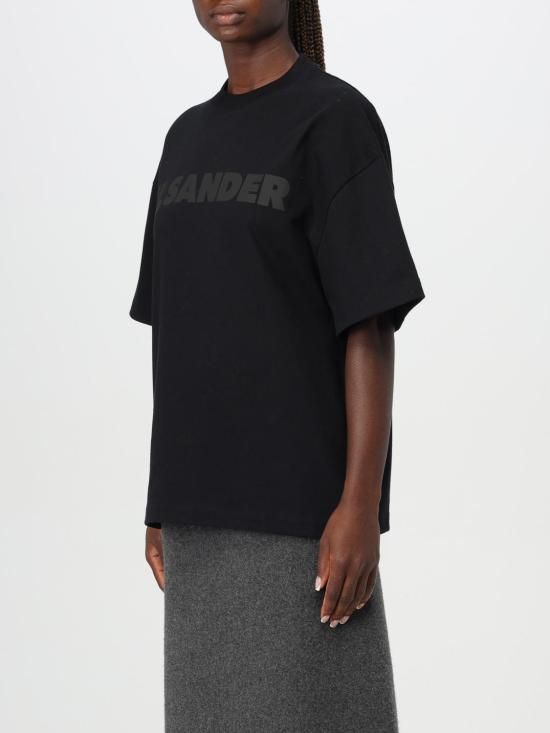 25SS 질샌더 반팔 티셔츠 J03GC0137J20243 001 Black - JIL SANDER