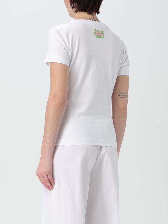 25SS 모스키노 반팔 티셔츠 07033229 4001 White - MOSCHINO