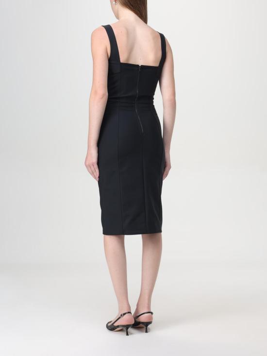 24FW 돌체앤가바나 롱 원피스 F63G9TGDCLQ N0000 Black - DOLCE & GABBANA