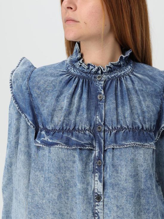 25FW 이자벨마랑에뚜왈 블라우스 CH0005FEB3H01E 30BU Blue - ISABEL MARANT ETOILE