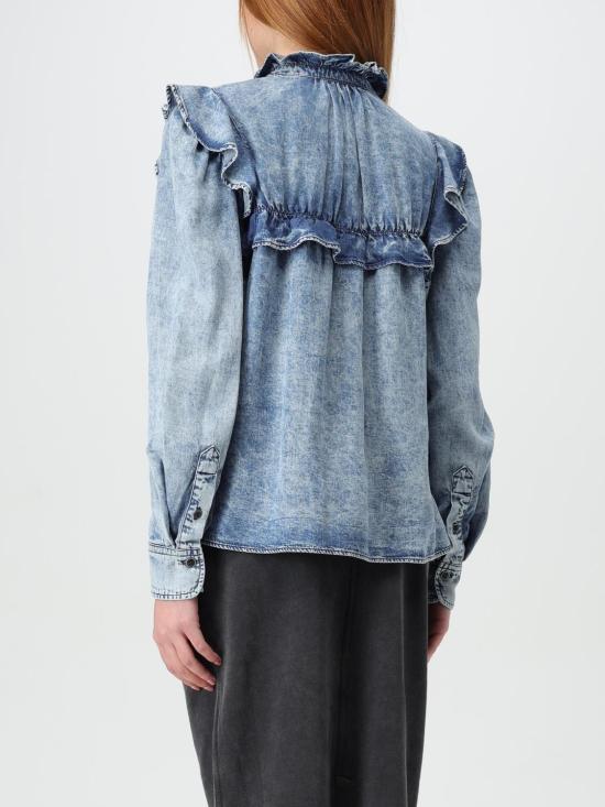 25FW 이자벨마랑에뚜왈 블라우스 CH0005FEB3H01E 30BU Blue - ISABEL MARANT ETOILE