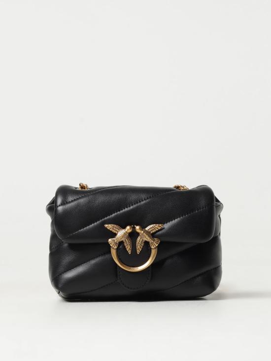 25FW 핑코 크로스백 100040A0F2 Z99Q Black