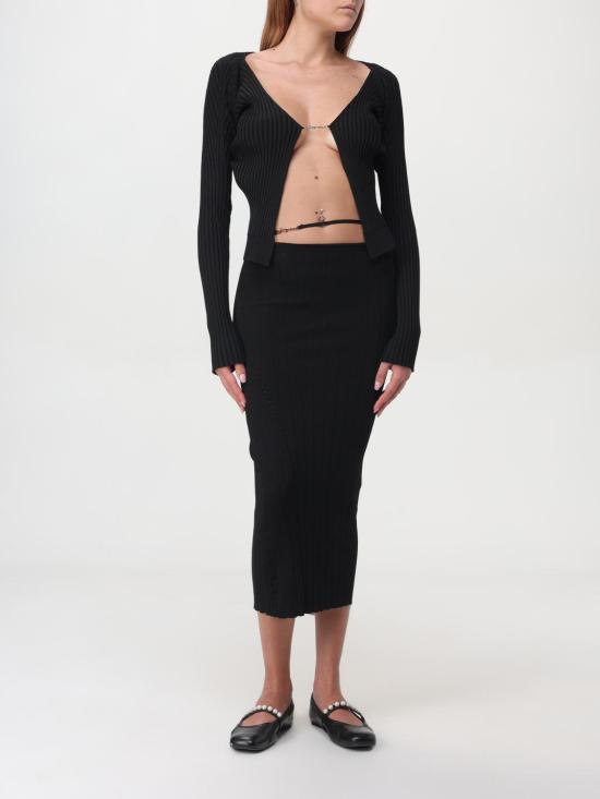 25FW 자크뮈스 스웨터 22H223KN5002190 990 Black - JACQUEMUS