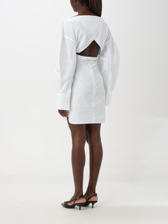 25FW 자크뮈스 숏 원피스 24H243DR1991520 100 White - JACQUEMUS