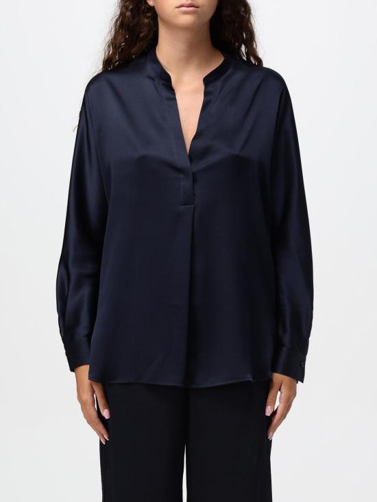 25FW 빈스 블라우스 VR84511926 403CBL Blue