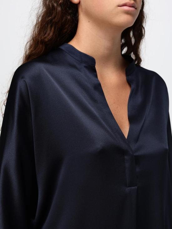 25FW 빈스 블라우스 VR84511926 403CBL Blue - VINCE