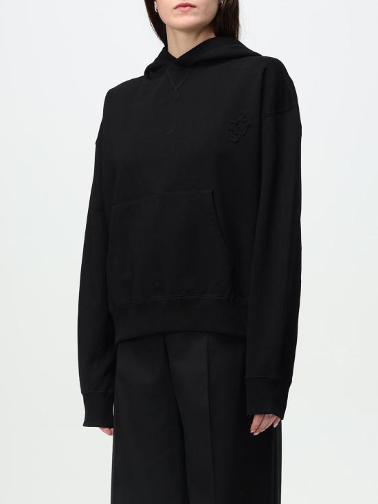 25FW JW앤더슨 스웨터 JW0183PG1631 999 Black - JW ANDERSON