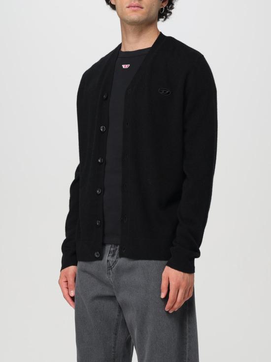 25FW 디젤 스웨터 A130040GEAY 9XX Black - DIESEL