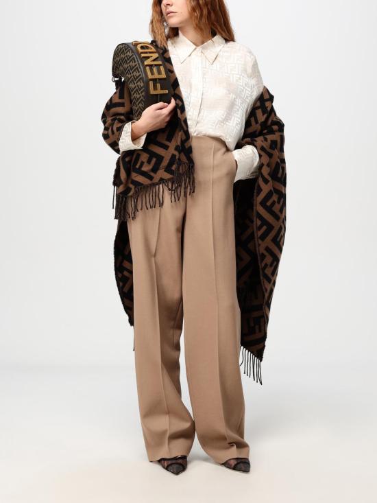 25FW 펜디 스트레이트 팬츠 FR6580AJYF F1PNO Brown - FENDI