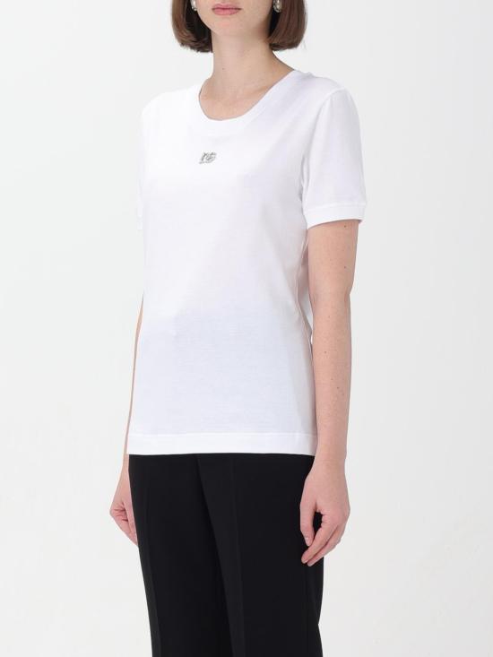 24FW 돌체앤가바나 반팔 티셔츠 F8U08ZG7B3U W0800 White - DOLCE & GABBANA