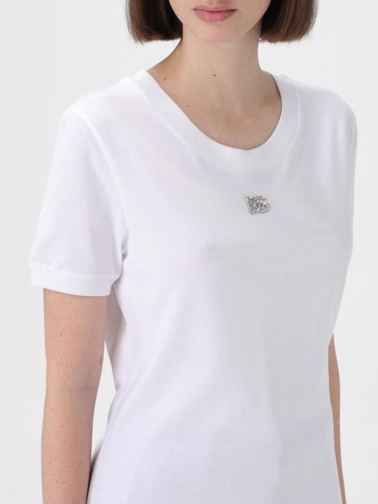 24FW 돌체앤가바나 반팔 티셔츠 F8U08ZG7B3U W0800 White - DOLCE & GABBANA