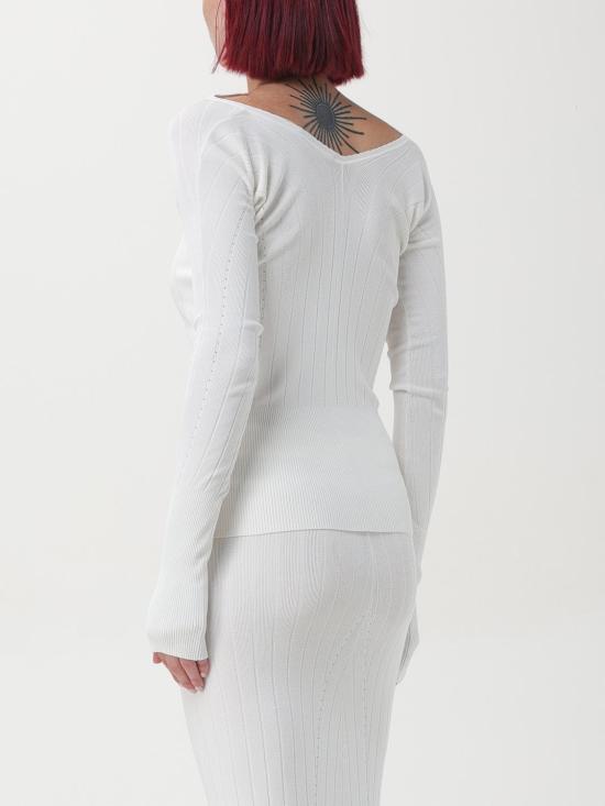 25FW 자크뮈스 긴팔 티셔츠 24E241KN3572358 110 White - JACQUEMUS