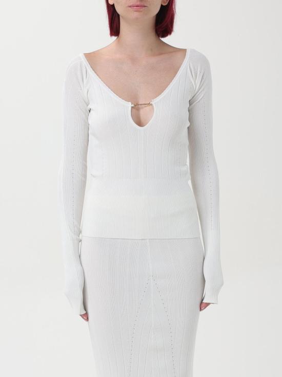 25FW 자크뮈스 긴팔 티셔츠 24E241KN3572358 110 White