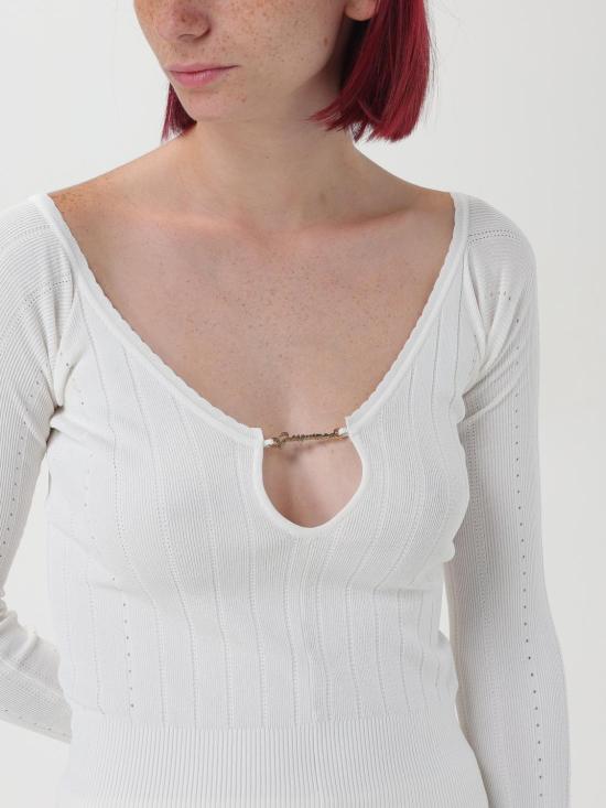 25FW 자크뮈스 긴팔 티셔츠 24E241KN3572358 110 White - JACQUEMUS