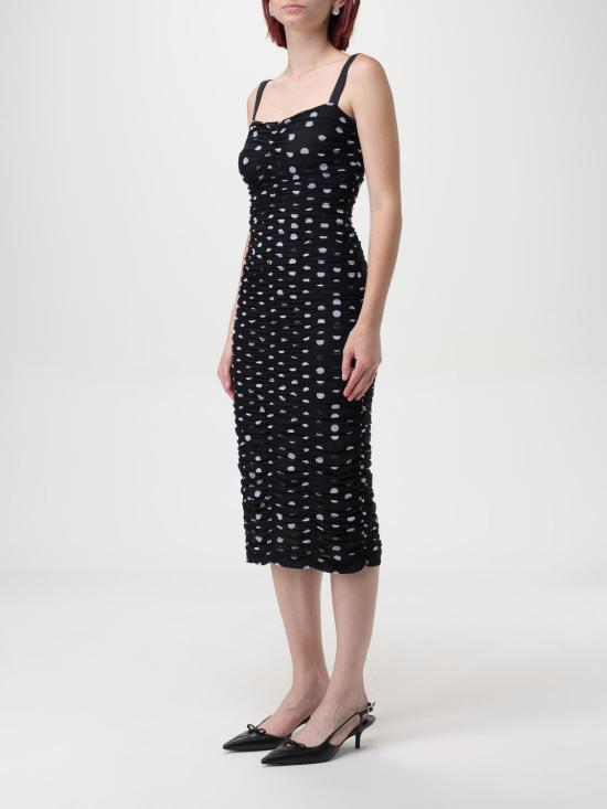 25FW 돌체앤가바나 롱 원피스 F6JHXTFSRP7 HNZRW Black - DOLCE & GABBANA