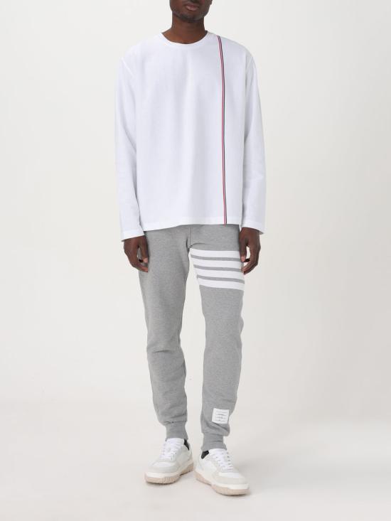 25FW 톰브라운 클래식 루프백 엔지니어드 4바 스웨트팬츠  MJQ008H00535 068 Grey - THOM BROWNE