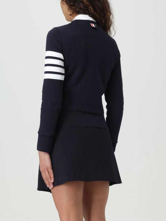 25SS 톰브라운 터틀넥 FJT002A00535 415 Blue - THOM BROWNE